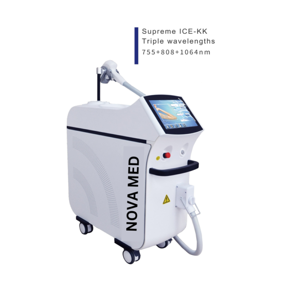 Supreme ICE-KK Diode Laser Hair Removal Machine - Triple Wavelength, High Power, Professional Use Nova Med