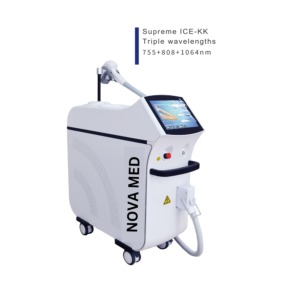 Supreme ICE-KK Diode Laser Hair Removal Machine - Triple Wavelength, High Power, Professional Use